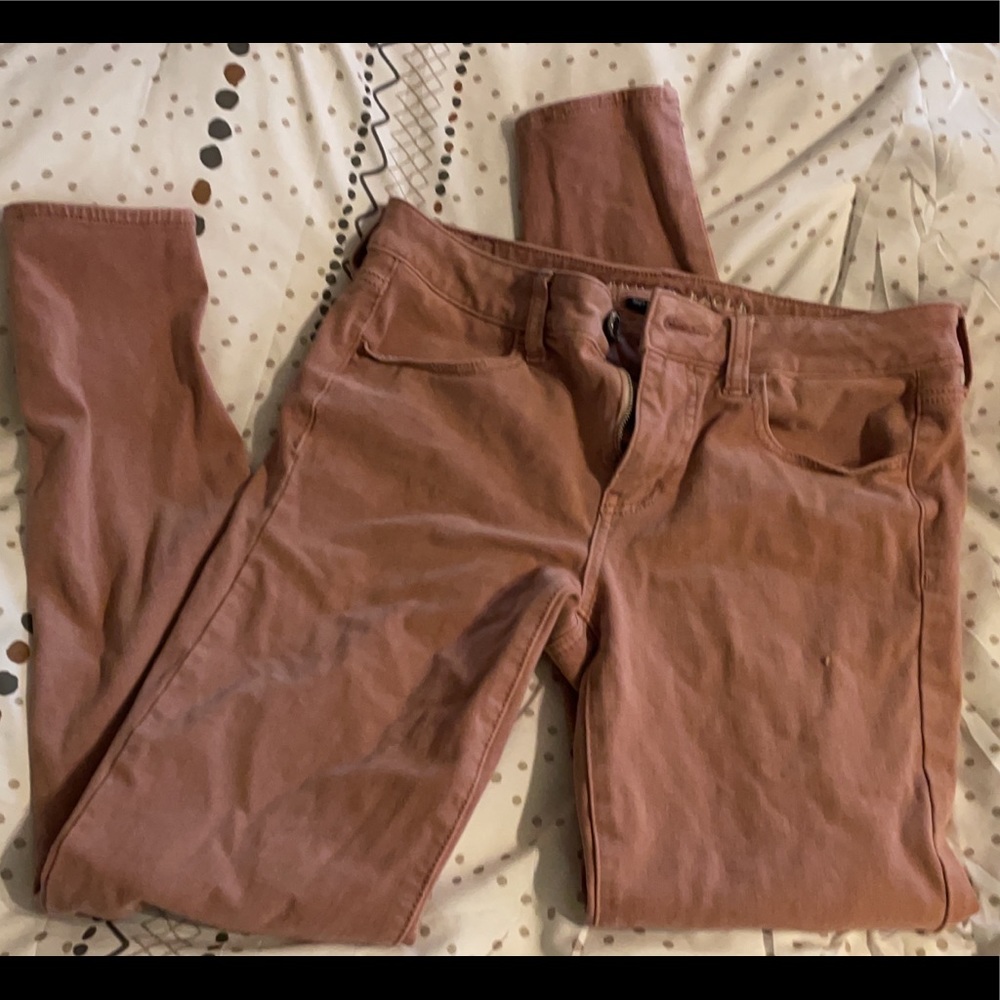 Mauve Blush Pink American Eagle Jeggings 8